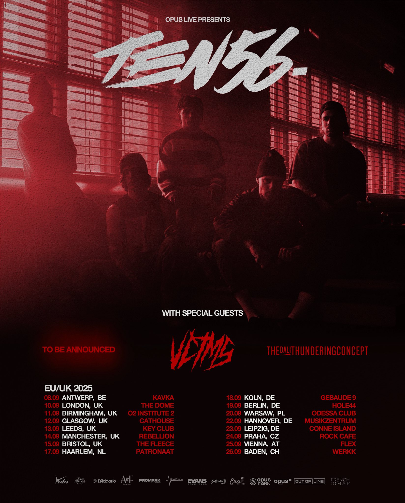 ten56. Tour Poster 2025